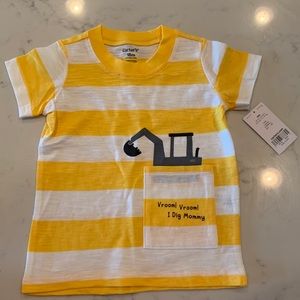 Adorable Construction Pocket Tshirt
